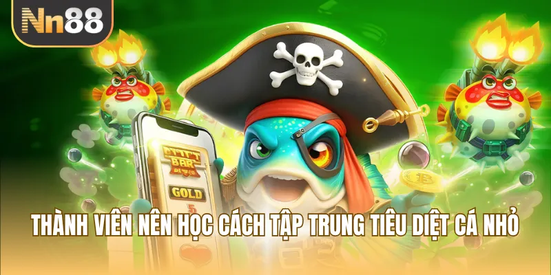 Thành viên nên học cách tập trung tiêu diệt cá nhỏ